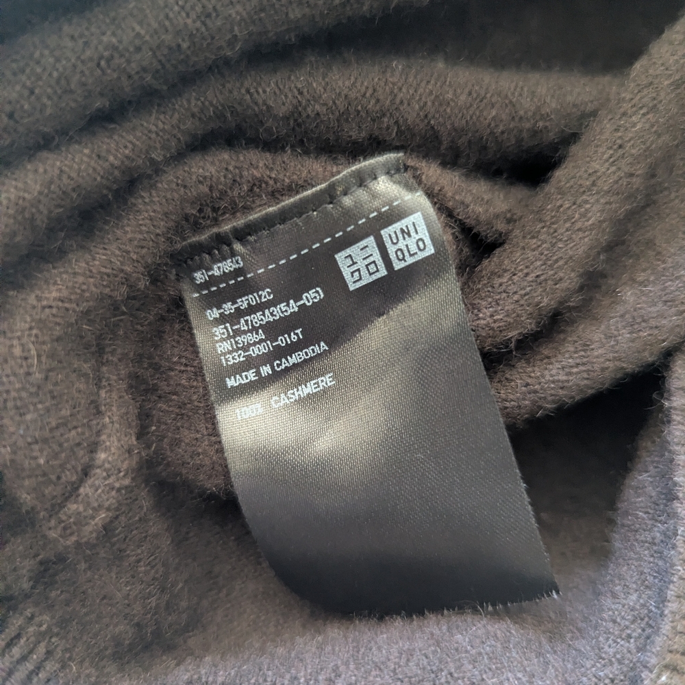 Uniqlo Brown Cashmere Sweater - Picture 6 of 9